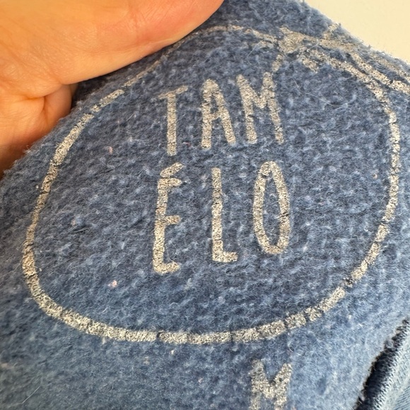 Tamelo artist Blue cats Graphic Sweatshirt size medium - Picture 6 of 6